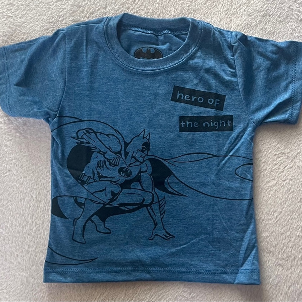 NEW Toddler Boys Set of 3 Batman Short Sleeve Graphic T-Shirts, 18M - Picture 4 of 4